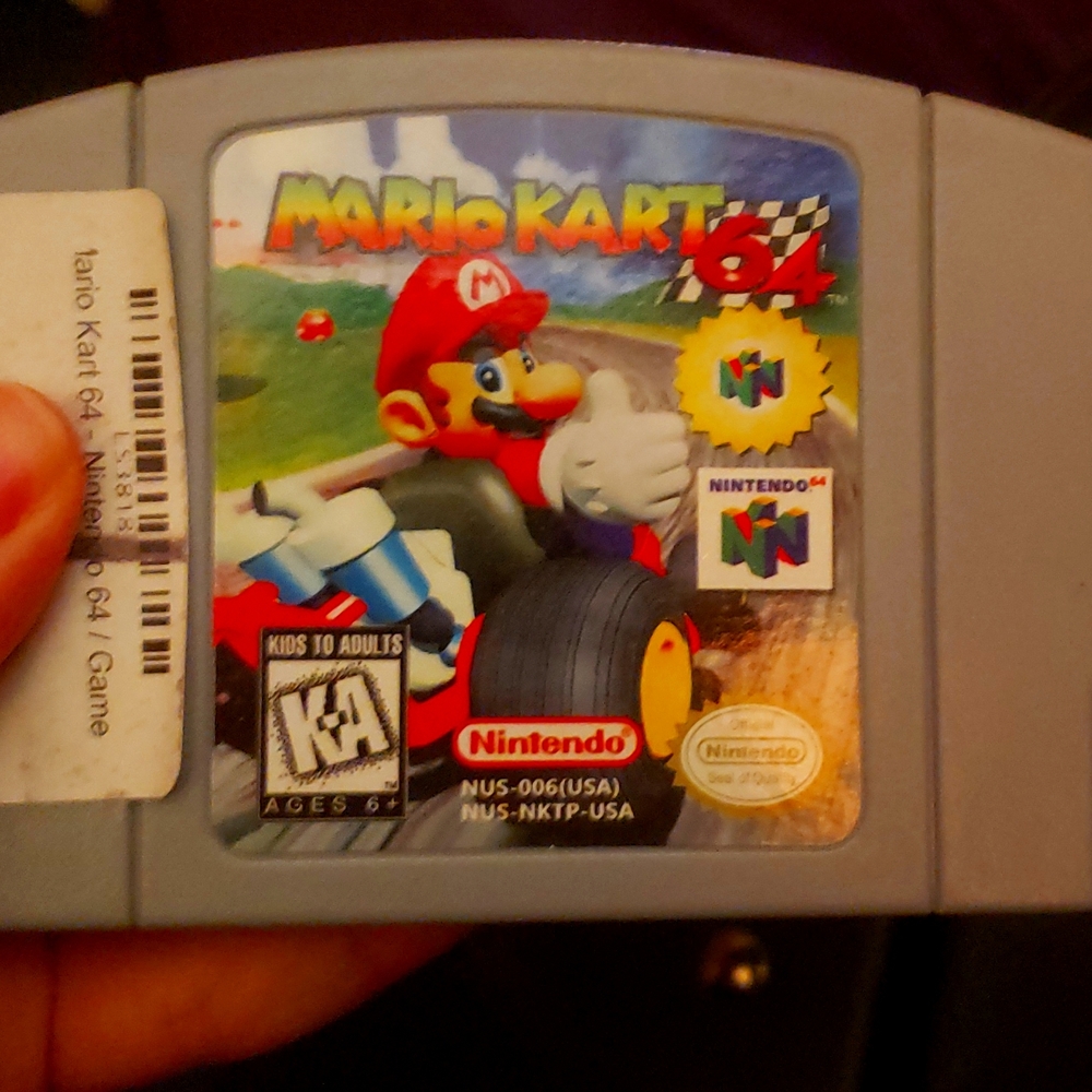 Mario Kart 64 madein Japan  nintendo 64